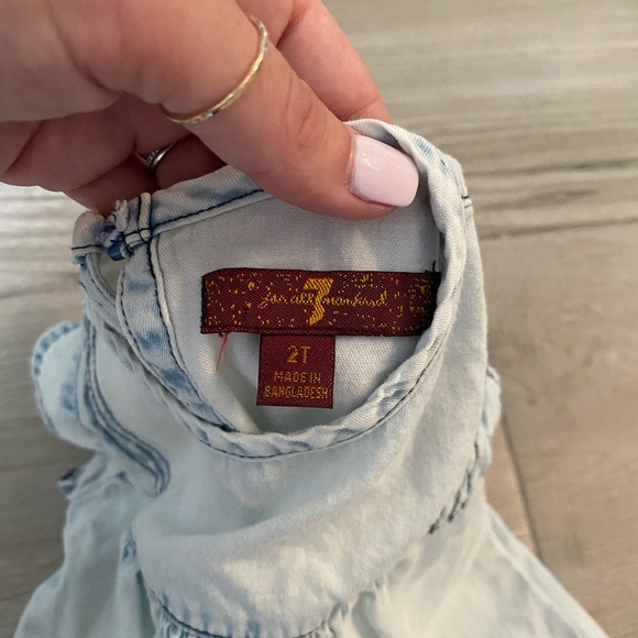 Kids/Toddler Chambray top - Picture 4 of 4